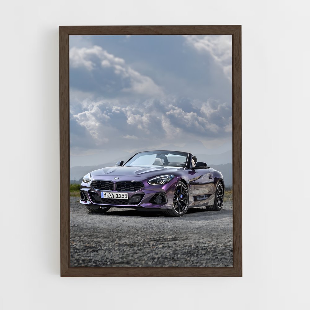Poster Z4 sur Route Gravelée – affiche BMW (vue 5)